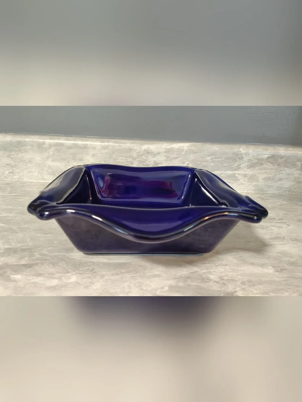 Cobalt Blue Ceramic Baking Dish